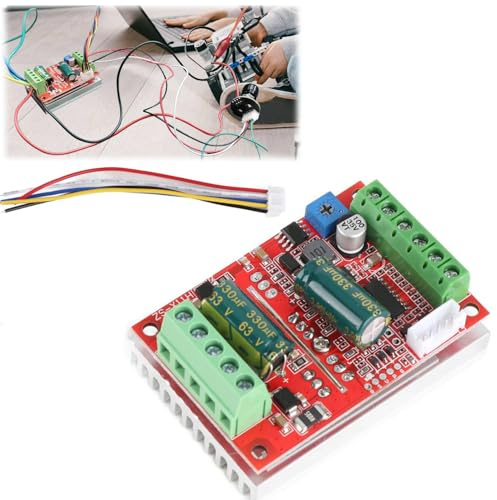 Tissting PWM Brushless Motor Controller, Leistungsstarke 12V 24V 48V DC Motorsteuerung mit Hall-Sensor Vorwärts-Rückwärts Geschwindigkeitsregelung 400W für DIY-Projekte und Werkstatt