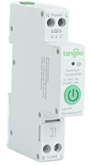 ICOSAR eEnergy Moniteur monophasé WiFi intelligent compteur d'énergie kwh compteur de suivi disjoncteur minuteur relais avec compteur électrique 63 A