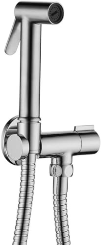 set bidet tweet round tondo - idroscopino con doccetta solo acqua fredda con doccia-flx cromato