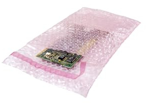 ratioform | Luftpolsterbeutel ESD | ableitfähig | antistatisch | selbstklebend | LxB 600 x 400 mm | VE 100 Stk