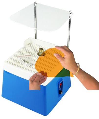 Amoladora de vidrio 4200 R/min Máquina de pulir vidrieras | molino portátil con broca de diamante, 65 W para vidrio y cerámica suministro automático de agua (con placa)