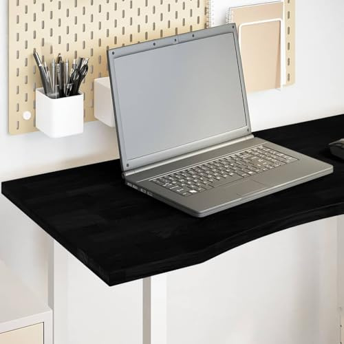 GCHDHAPB Tischzubehör, Tischplatten, Schreibtischplatte, Dunkelbraun, 100 x 50 x 2,5 cm, Massivholz, Eiche, rechteckig