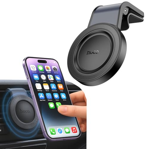 ORIA Handyhalterung Auto Magnet Lüftung Halter für Google Pixel 10 10a 9 9a Pro 8 8a Pro 7 7Pro 7A 6 6 Pro 6a 5a 5 4a 4 XL kompatibel mit Magsafe Lüftungsgitter Schlitze Klima H59