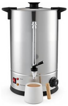 Hot Water Boiler,Water Boiler Electric Catering Urns With Thermostat Control, 1800w, Double-Layer Stainless Steel Keep Warm and Water Gauge, Home Commercial Office Catering Parties,8 Litres