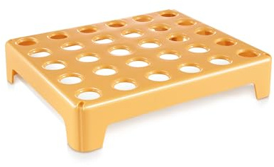 Tescoma Ständer für Bienenkörbchen, Halter für 30 Bienenkörbe zum Befüllen | Bienenkörbe bzw. Wespennester, erleichtert das Befüllen mit Creme und Sahne, stapelbar und spülmaschinenfest, DELICIA