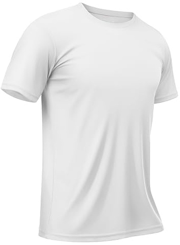 TACVASEN Herren Uv-Schutz T-Shirts UPF 50+ Kurzarm Sonnenschutz Tee Uv Shirts Schwimmshirt