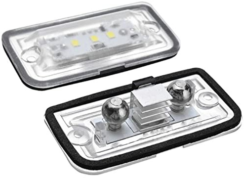 NP 2x Auto LED Kennzeichenbeleuchtung Lampe für M-erc-edes B-enz C W203 CLK W209 A209 C209 SL R230 Kennzeichenbeleuchtung Zubehör