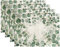 Juego de 4 Manteles Individuales de Eucalipto Verde - Lavables para Verano, Cocina, Decoración de Fiestas - 30 x 45 cm