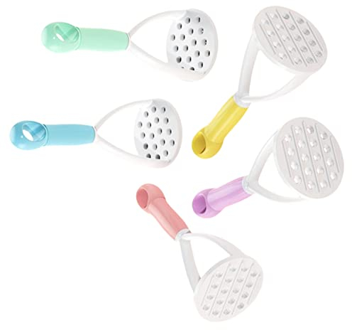 Schiacciapatate, 5 Pezzi Purè Di Patate Schiacciapatate Schiacciapatate Schiacciapatate Acciaio Inossidabile Schiacciapatate Utensile Da Cucina Schiacciapatate Manuale Pelapatate In Acciaio Inossidabi