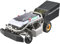 Mowrator Tosaerba S1 2WD 56 V 18 Ah, robot tosaerba multifunzione con altezza di taglio da 4,6 a 11,6 cm, lama reale da 53 cm, robot tosaerba per pendenza del 45% (24°) con falciatura 1,12 acri