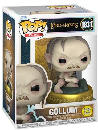 Funko Pop! Plus: Lord Of The Rings S9 – Gollum - Lyser upp i mörkret - samlarfigur i vinyl - presentidé - officiell merchandising - leksaker för barn och vuxna - filmfans