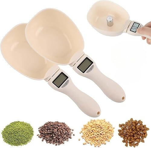 KWJTOY Cuillère Balance,Cuillere Balance Digitale, Pelle à mesurer Alimentaire, Balance numérique pour cuillère à mesurer, Balance pour cuillère à peser 800 g/0,1 g, Haute précision avec écran LCD
