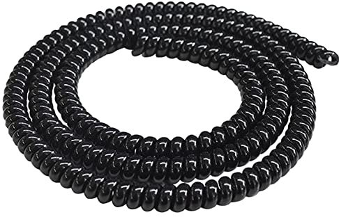Contencinty 6 PC 1M E-Bike Cable Pipe Protection Spiral Wrap Winding Cable Wire Protector Cover Tube TPU for Scooter Motorcycle