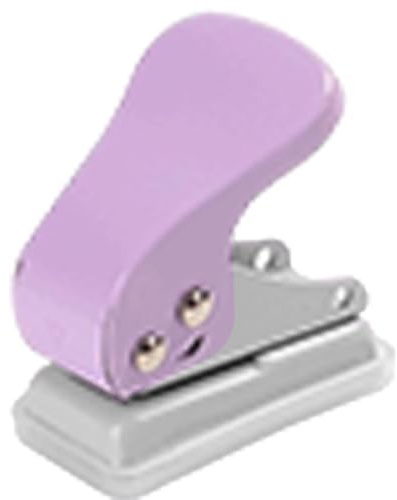 Perforatrice Monotrou - Small Perforateur 1 Trou │ Perforateur Monotrou Pour Bureau Et Maison │ Perforatrice Métal Et PP, Portable Et Compacte Pour Scrapbooking, Étiquettes, Classeurs