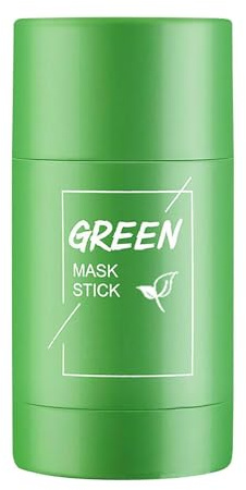 Green Tea Mask Stick,1Pack Green Tea Deep Cleanse Mask,Blackhead Remover With Green Tea Extract, Deep Cleansing and Moisturizing, Oil Control, Pore Shrinking, Suitable for Women and Men