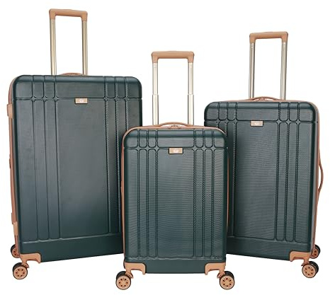 Dockers Hooper Hardside Expandable 8-Wheel Spinner Travel Carry On Luggage, 20-Inch, Ponderosa Pine