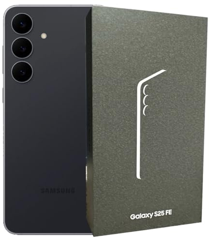 Samsung Galaxy S25 FE 5G SM-S731B Exynos 2400 8GB RAM SIM-Free Unlocked Android 16 Smartphone (Jetblack, 128, GB)