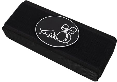 Kisangel Drum Pad Retainer for Bass Drum Silencers Pad Mat Use during Drumming to Prevent Sliding