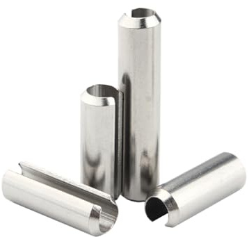 20 pièces de goupille cylindrique creuse en acier inoxydable, goupille de positionnement élastique, diamètre extérieur 4mm, longueur 45mm, 4x45mm