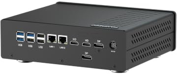 FANPEEC AI Mini PC Core Ultra 5-135H avec RTX 5050, PC Gaming 16Go DDR5 1To NVME SSD, WiFi6 BT5.2, 8K Quad Display, Mini Workstation Ordinateur avec AI Boost NPU, TPM2.0
