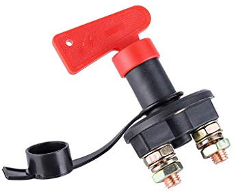 Alecony Batterie Abgeschnitten Trennschalter Auto Batterieschalter, Ausschalter Kill Switch Schalter Hauptschalter, Auf/Aus Stromschalter Hauptstromschalter für Motorrad LKW KFZ RV ATV Fahrzeuge Boote