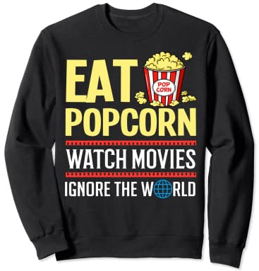 Popcorn Machine Movie Snack Maker Sweatshirt