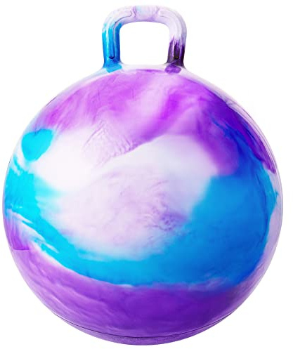 PlayZap Hopper Balls for Kids 3-8, 18 Inches Bouncy Ball with Handle, 18 Inflatable Bouncing Hopper, 45cm Jumping Toys, Garden Hopping Toys Girls Boys Gifts