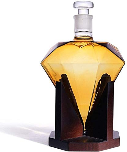 Vasos Whisky Cristal Diamond Decanter Whisky Decanter Set Diamond Carafe Incluyendo El Stand De Decanter Whisky Set Decanter Giftset Gift Gift Gift Set Set Novedad Wine Barware Carafe Bebidas