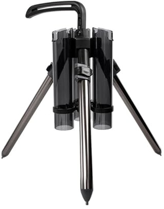 Trípode de pesca, trípode de aleación de aluminio, trípode de pesca, trípode de pesca, trípode de soporte de pesca, plegable para 3 cañas de pescar, garaje, yates de mar