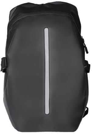 Jemora Motorrad-Rucksack, wasserdicht, Helm-Rucksack für Herren, reflektierender Helm-Rucksack, spritzwassergeschützt, großes Fassungsvermögen, Kratzfest und verschleißfest