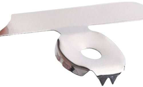 Pelador Manual, Pelador de Dedos de Jengibre, Pelador de Ajos Eficiente de Acero Inoxidable con Agarre Cómodo para los Dedos, Herramienta para Pelar Patatas, Fácil de Limpiar