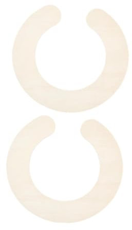 Nishiyuenyi Juego de Herramientas para Hacer Pompones de Madera, Plantilla para Hacer Bolas de Lana para decoración de Guantes, Bricolaje, 2 uds.