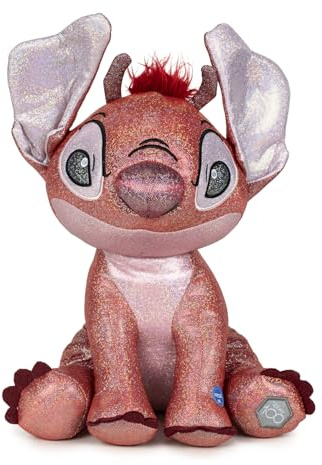 Stitch - Peluche con sonido de 32 cm - Angel, Lilo & Stitch - Peluche suave en diferentes diseños