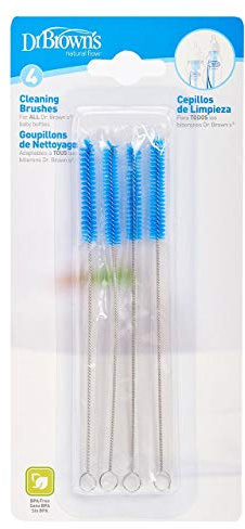 Dr. brown's Bebé Bebé Limpiar Leche ventilación Botella Cepillo de Tetina 4pieces GB OFERTA