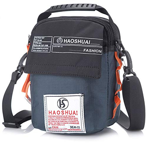 JAKAGO Small Shoulder Bag, Cross Body Bag with Adjustable Shoulder Strap | Little Handbag, Waist bag for Sports, Hiking, Camping, Outdoor, Climbing, Travel, (Small)