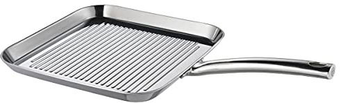 Schulte-Ufer Grillpfanne Skagen, 9557-28, Edelstahl, 28 x 28 cm