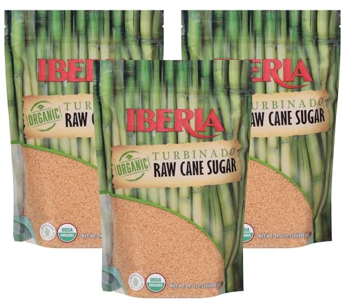 Iberia Organic Turbinado Sugar, 1.5 lb. (Pack of 3)