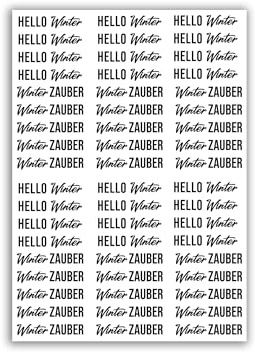 Rub on Sticker verschiedene Motive Weihnachten zur Auswahl - Format Din A5 (M130)