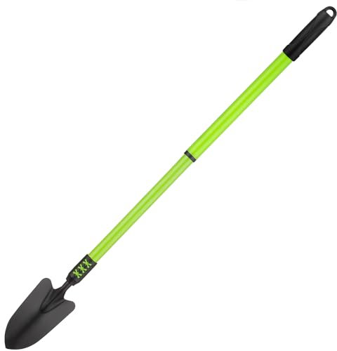 Hardys Garden Tools - Telescopic Long Handled Trowel, Simple Twist Action - Heavy Duty Steel Construction, Ergonomic Rubber Grip for Gardening, Digging, Planting, Weeding - 66/94cm