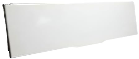 Horizontal Letterbox Draught Excluder | Front Door Mail Box Strong Magnetically Sealing Letterbox Draft Excluder | Made in the UK | Metal Construction Magflap® MK3 | (Satin White) | Magman®