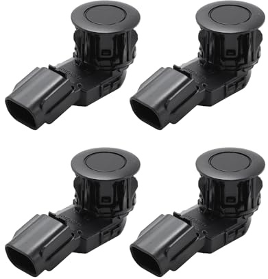 REPAIROCK 4pcs Bumper Backup Parking Sensor for Toyota Tundra 2014-2021 for Toyota Tacoma 2015-2022 Reverse Parking Assist Sensor No.8934142030/8934112100 Black