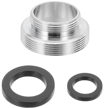 sourcing map Faucet Aerator Adapter, M30 Male to M22 Male with Washer, 14mm Length