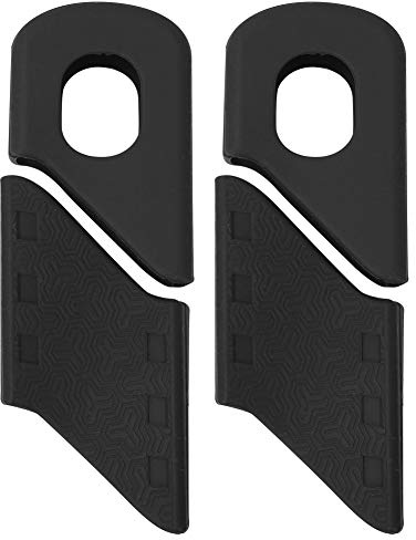 Ejoyous Kurbelschoner, Kurbelarm Schutz Silikon Schutzhülle 4er Set aus hochwertigem Silikon kratzfeste stoßfeste Schutzhülle, für die meisten Fahrradkurbeln (BLACK)