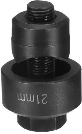 QUARKZMAN Blechlochstanze 21mm, Wälzlagerstahl Präzisionsschnitt | Manuelles Ausschlagwerkzeug mit Sechskantschaft, Lochstanze Locher Locheisen Stanze Set für Metallplatten Spüle Edelstahl