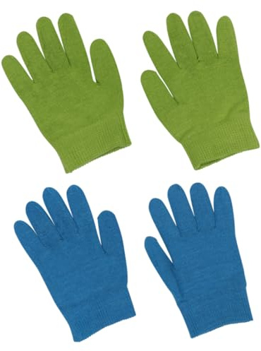 SEWACC 2 Paia Guanti Idratanti in Gel per Mani Guanti Elastici per Cura per Spa Vitamina Oli Minerali
