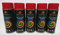 Sprühlack RAL Sprühfarbe Lackspray Spraydose 400ml - RAL 3000-5 Stück