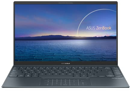 ASUS Zenbook 14 UM425QA-KI072T - Ordenador portátil (14 FHD AMD Ryzen 7-5800H, RAM de 16 GB, 512 GB SSD PCIe, Windows 10) NumberPad y teclado AZERTY francés