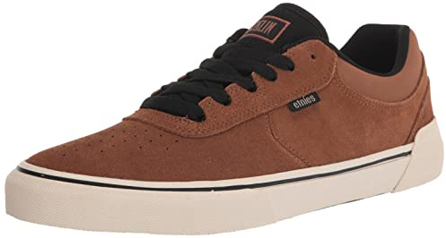 Etnies Joslin Vulc låg topp skateboard sko skridskosko, brun-svart, 43 EU