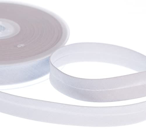 Schrägband, mittelfalz, Polycotton, 18 mm/30 mm, 5 m, Elfenbein, 30 mm