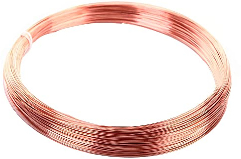 Kupferdraht,ø 1.0mm-20m,Kabel,Basteldraht,Schmuckdraht,Kupferdraht 1mm,Kupferdraht 3mm,Basteldraht DüNn,Reiner Kupferdraht,Draht,Blanker T2 Kupferdraht,Coil Kupferdraht Wickeldraht,Cu 99 Diy Draht